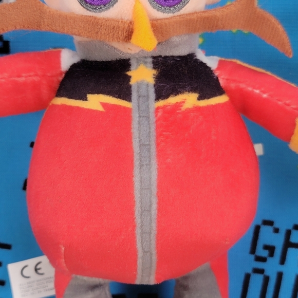 Netflix Sonic the Hedgehog Prime Dr Eggman 6" Clip Collectible Video Game Plush - Picture 5 of 8